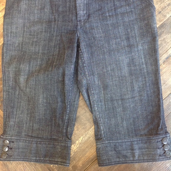 Anthropologie Louie Denim Knee length Capri Sz10 - Picture 2 of 9